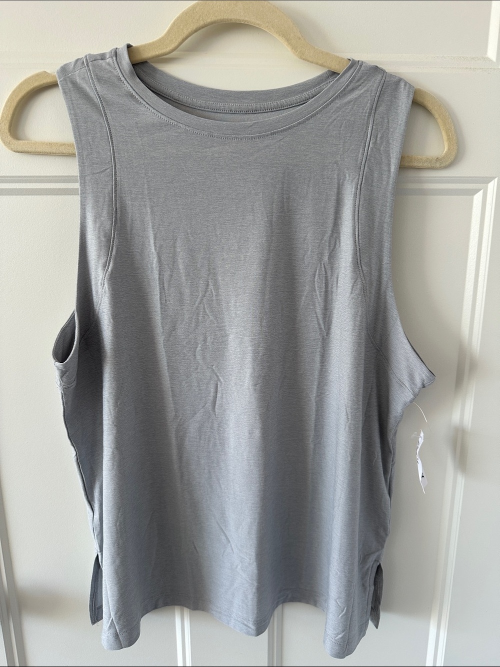 Sleeveless Medium Tall Tank Top - Gray